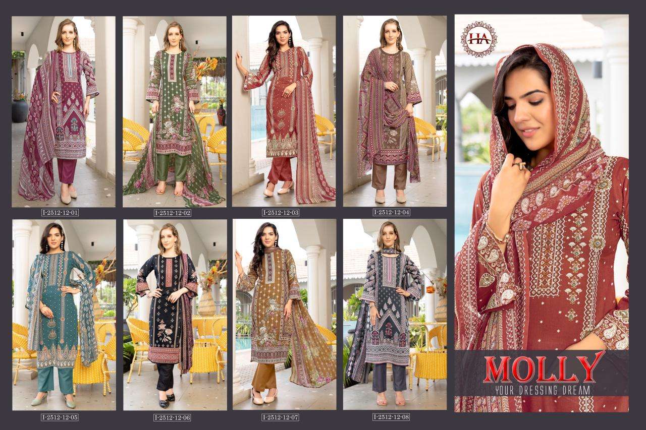 Alok suit molly Wholesale dress material suppliers