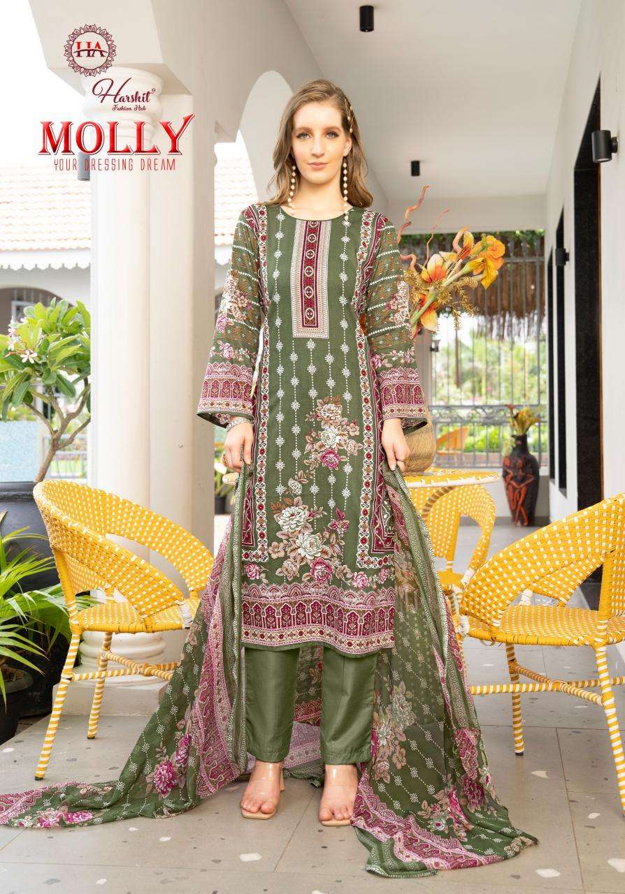 Alok suit molly Wholesale dress material suppliers