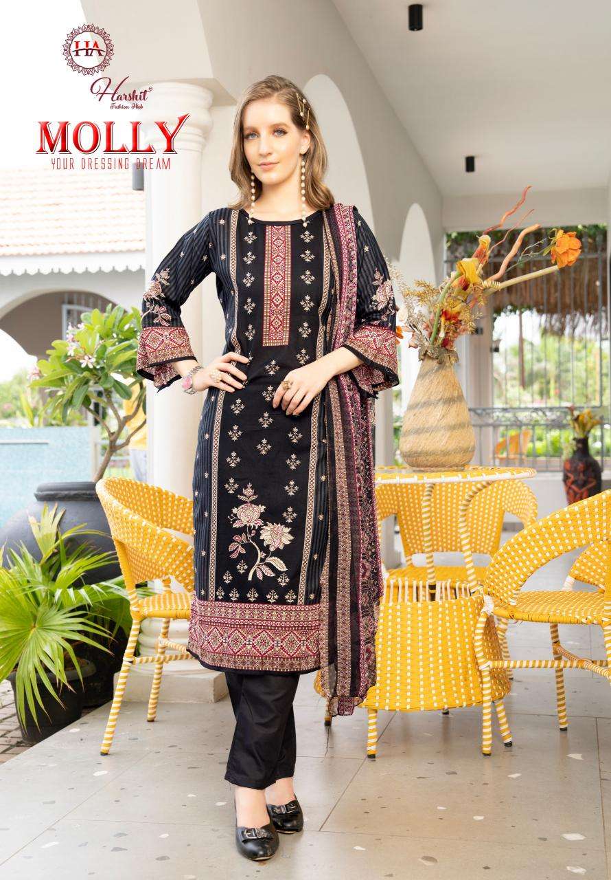 Alok suit molly Wholesale dress material suppliers