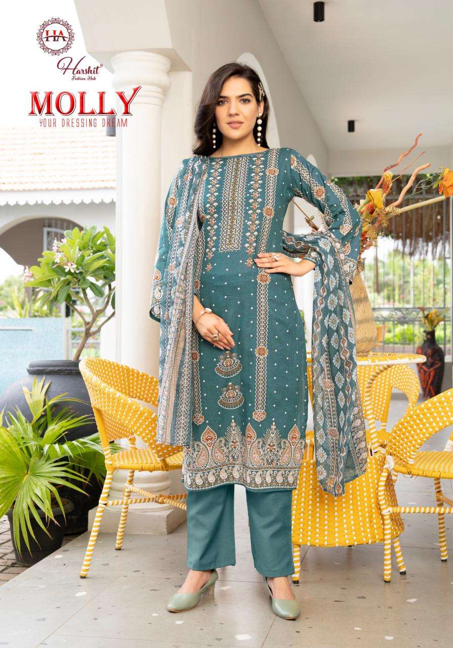 Alok suit molly Wholesale dress material suppliers