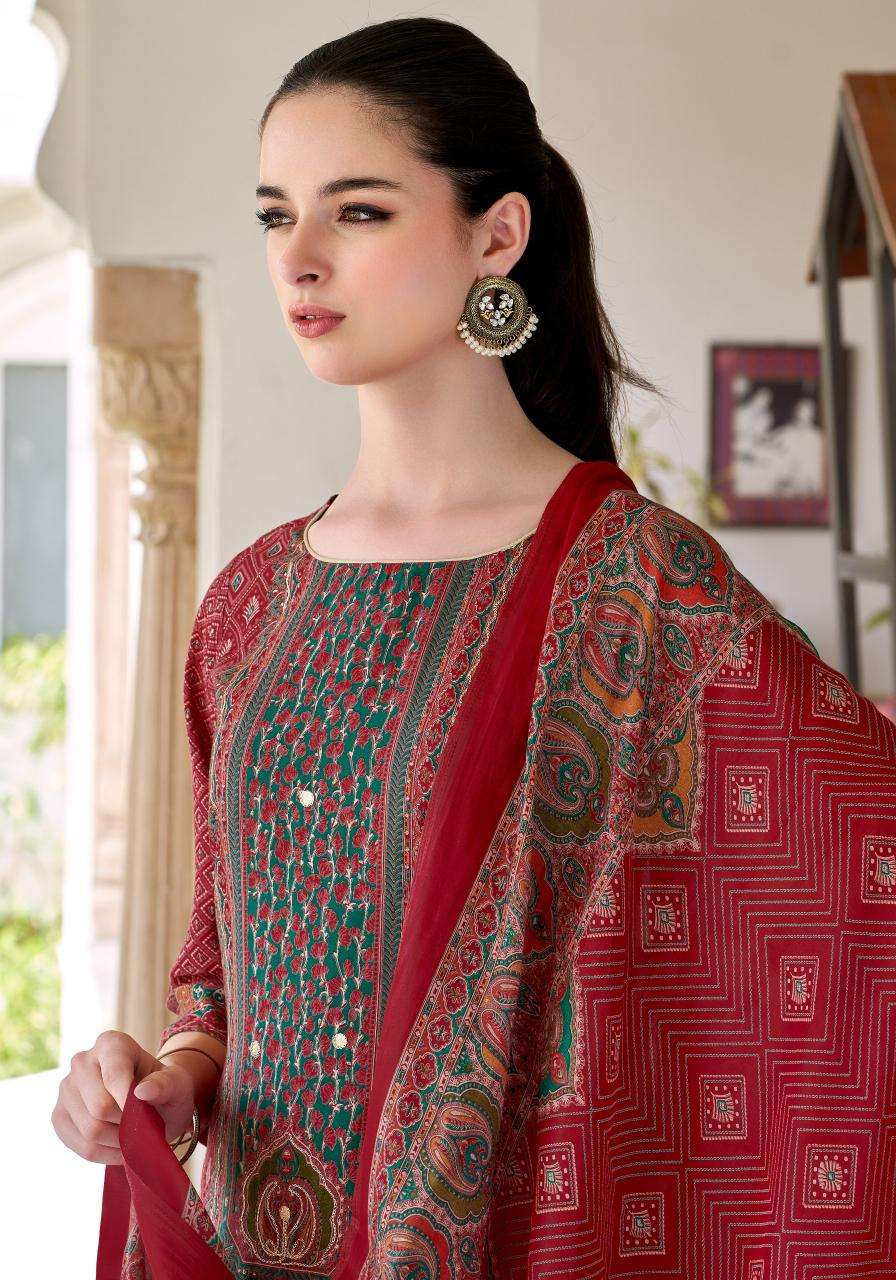 Alok suit rang rasiya 3 Wholesale dress materials suppliers in Surat