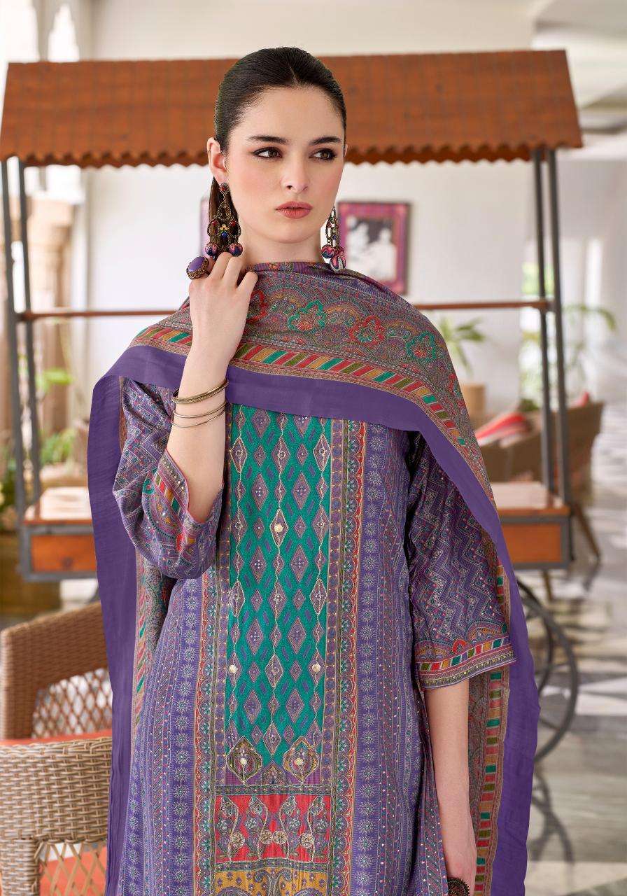 Alok suit rang rasiya 3 Wholesale dress materials suppliers in Surat