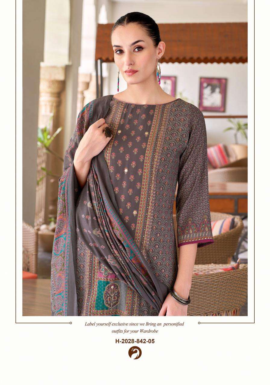 Alok suit rang rasiya 3 Wholesale dress materials suppliers in Surat