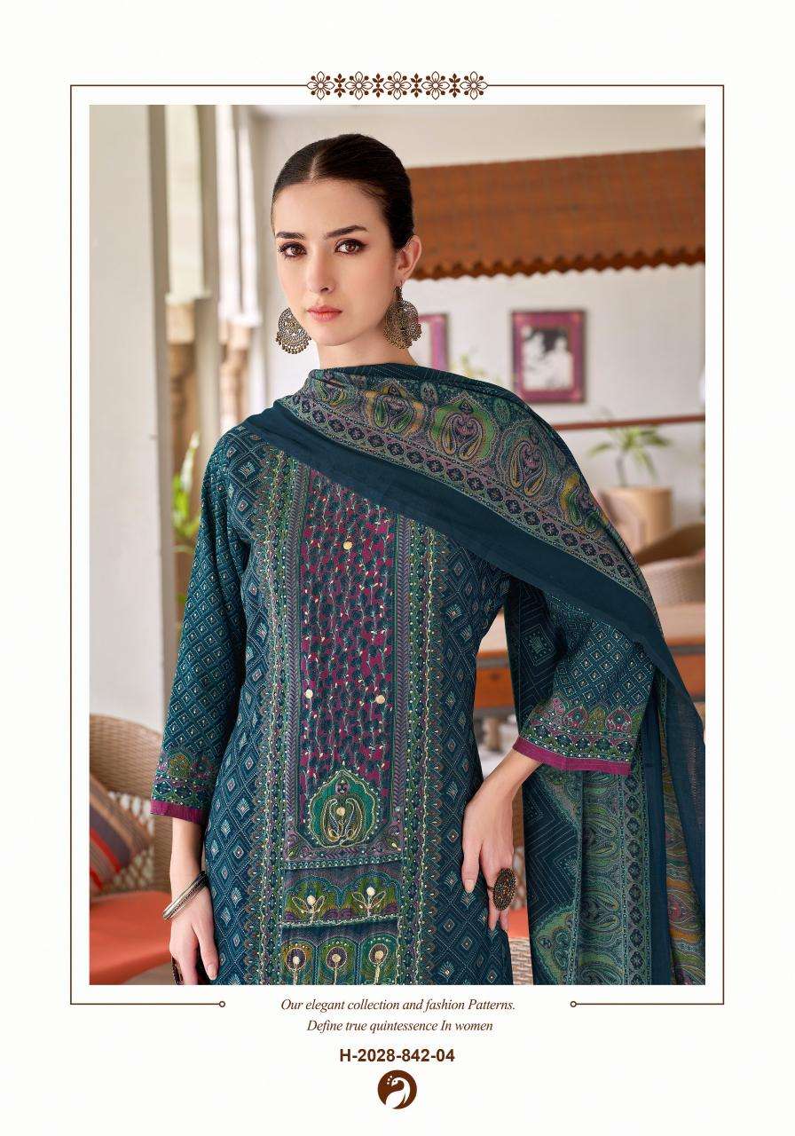 Alok suit rang rasiya 3 Wholesale dress materials suppliers in Surat