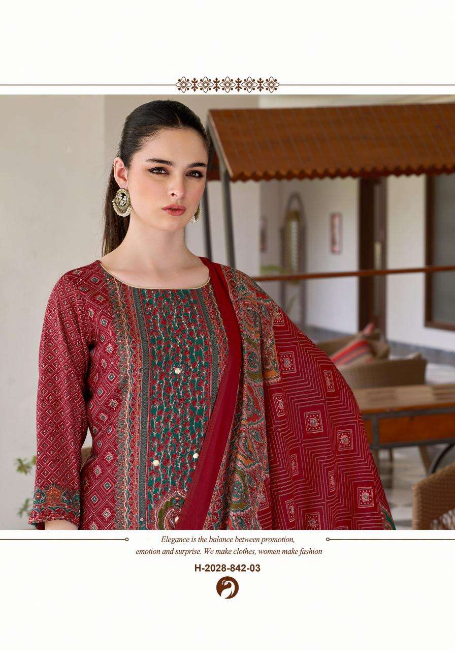 Alok suit rang rasiya 3 Wholesale dress materials suppliers in Surat