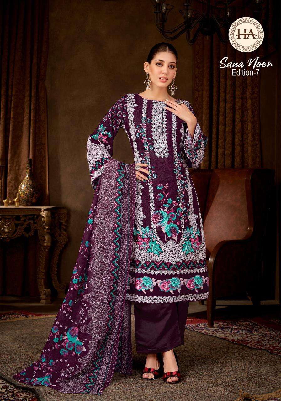 Alok suit sana noor 7 Dress materials Wholesale in india