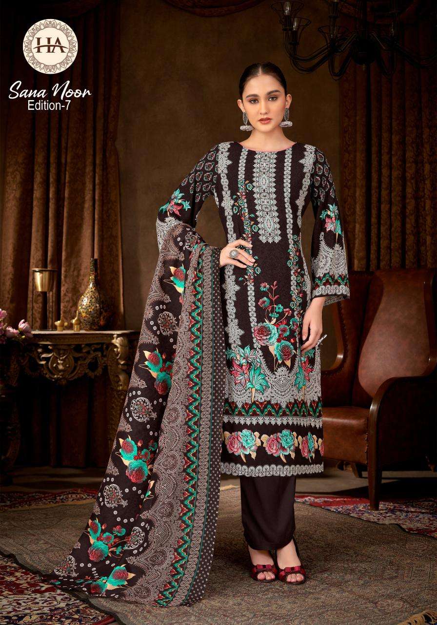 Alok suit sana noor 7 Dress materials Wholesale in india