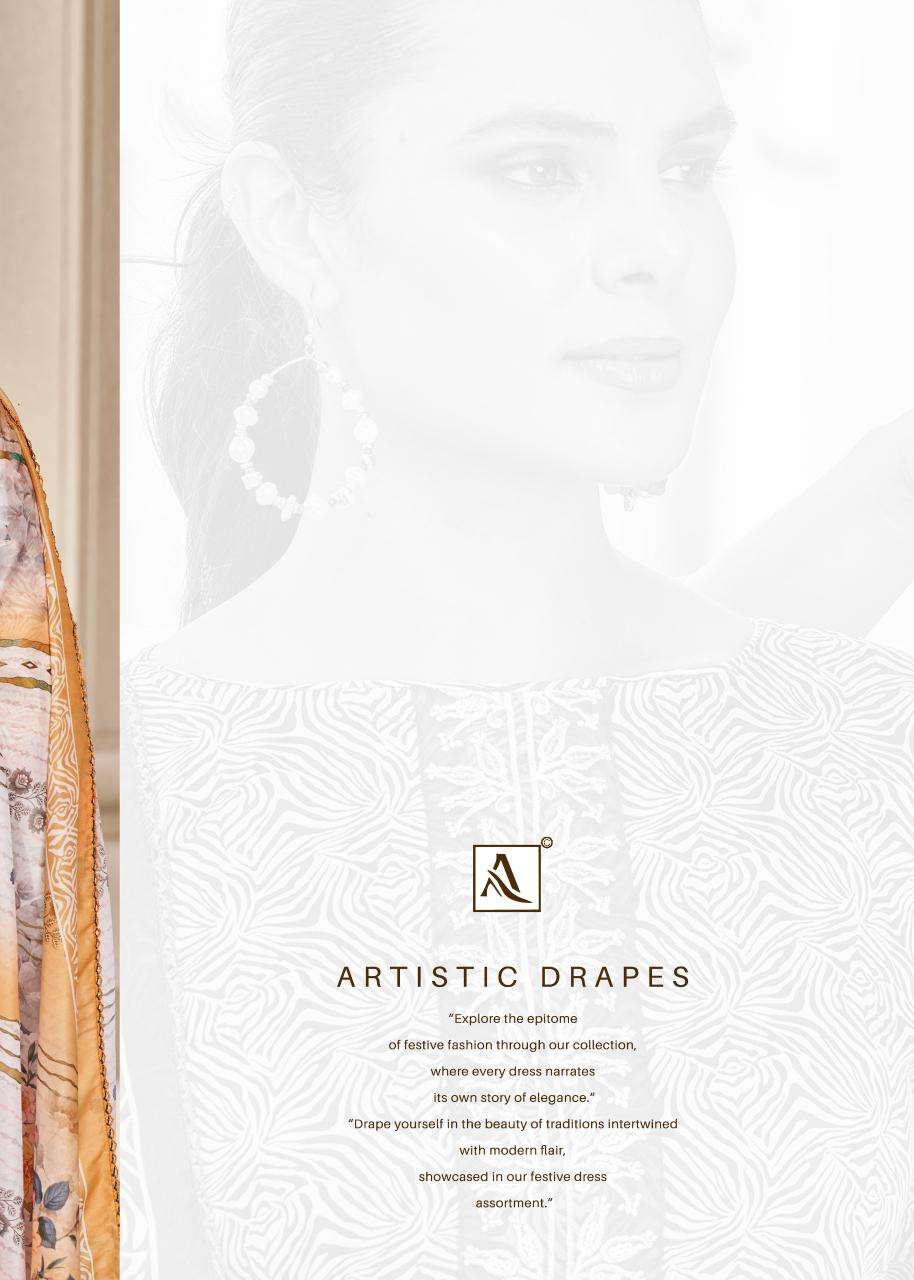 Alok suit super girl 3 Wholesale dress materials in Bangalore