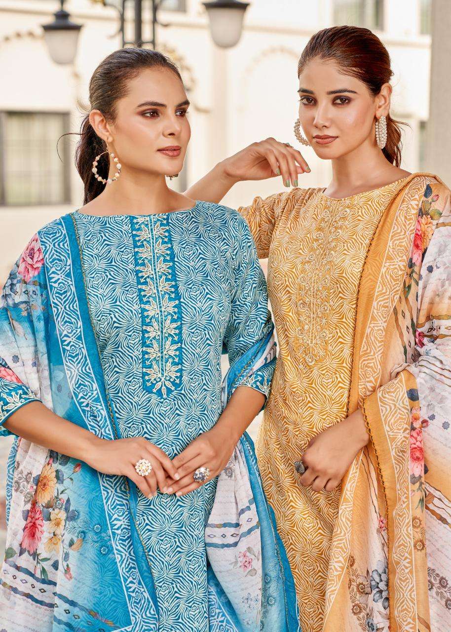 Alok suit super girl 3 Wholesale dress materials in Bangalore