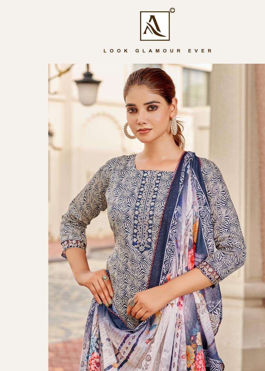 Alok suit super girl 3 Wholesale dress materials in Bangalore