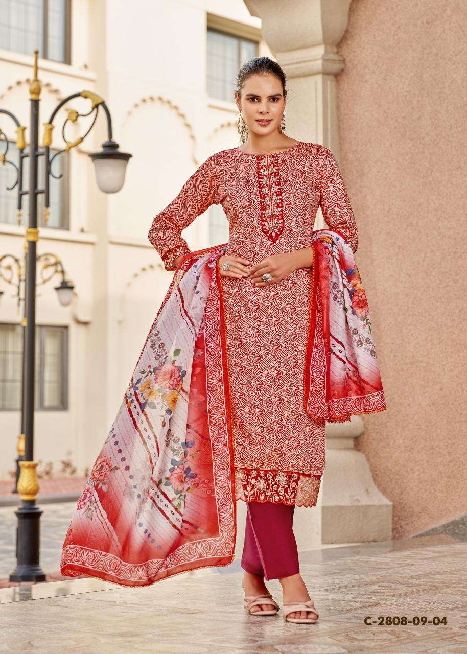 Alok suit super girl 3 Wholesale dress materials in Bangalore