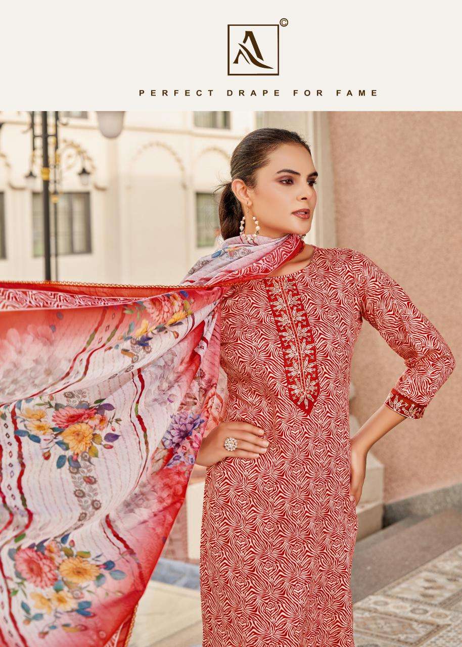 Alok suit super girl 3 Wholesale dress materials in Bangalore