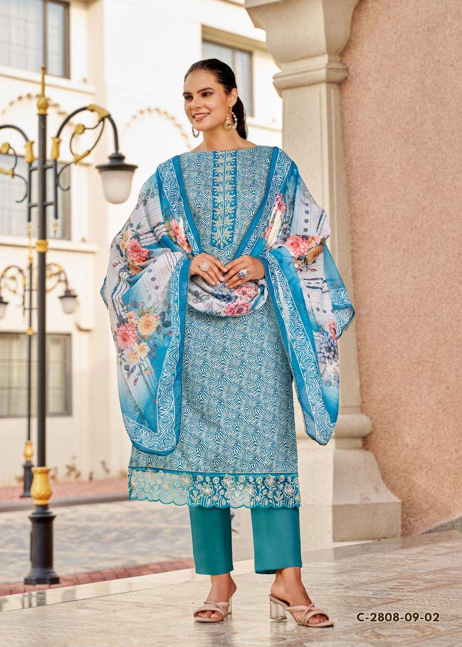 Alok suit super girl 3 Wholesale dress materials in Bangalore