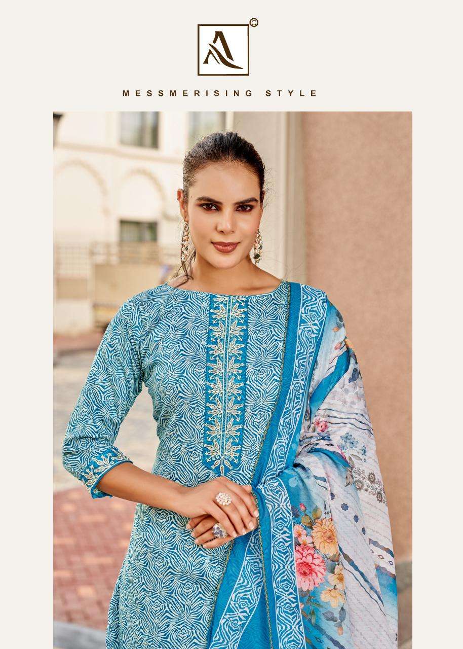 Alok suit super girl 3 Wholesale dress materials in Bangalore
