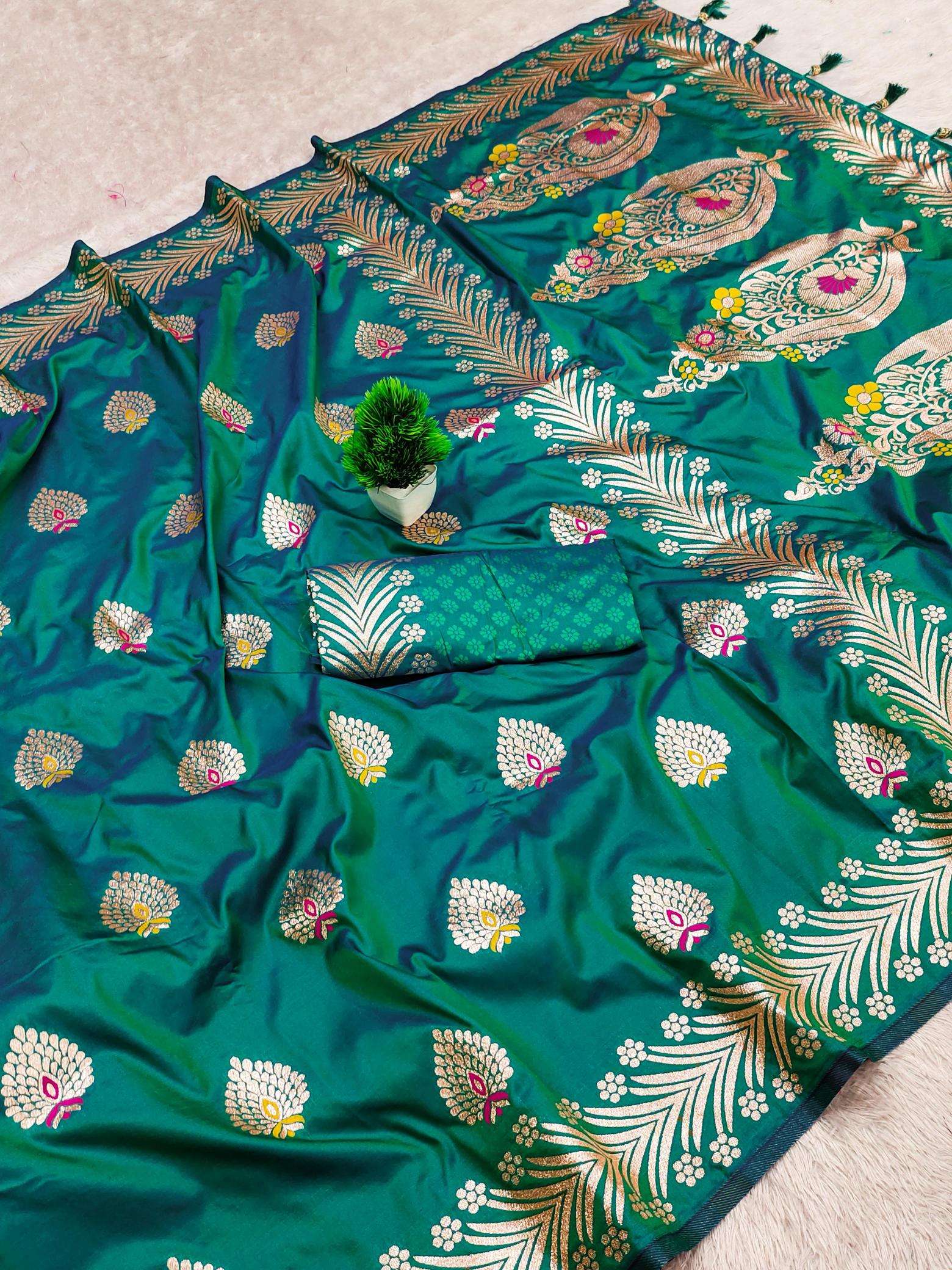 Anupama dil banarasi soft silk Saree wholesale prices in Delhi