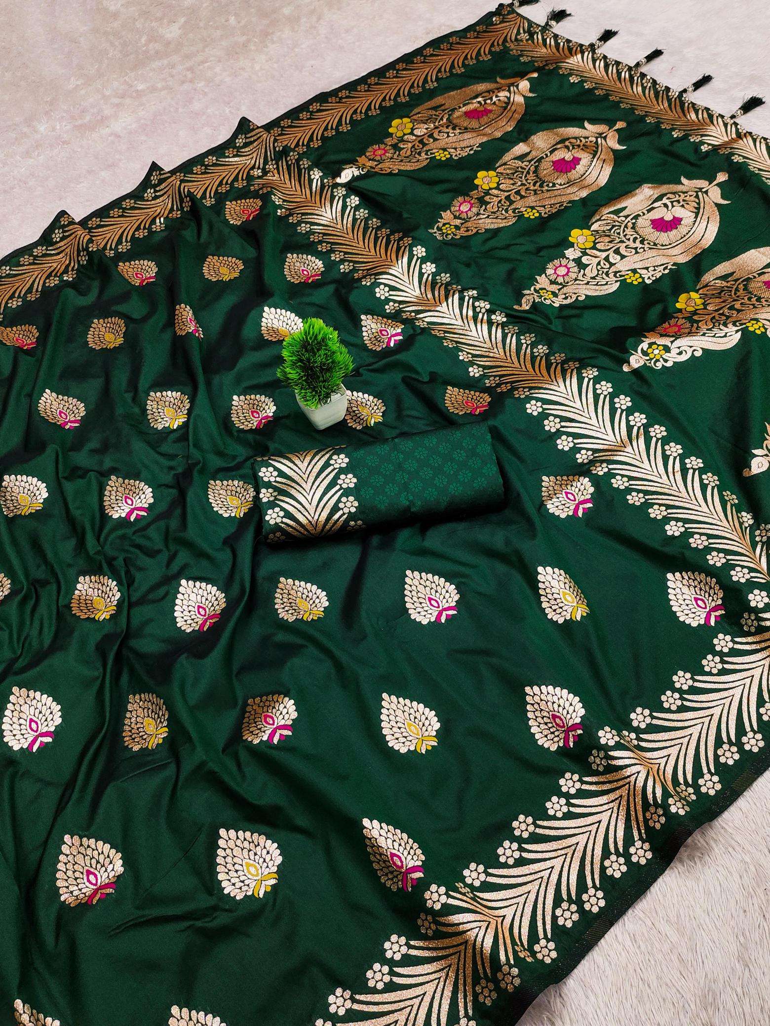 Anupama dil banarasi soft silk Saree wholesale prices in Delhi