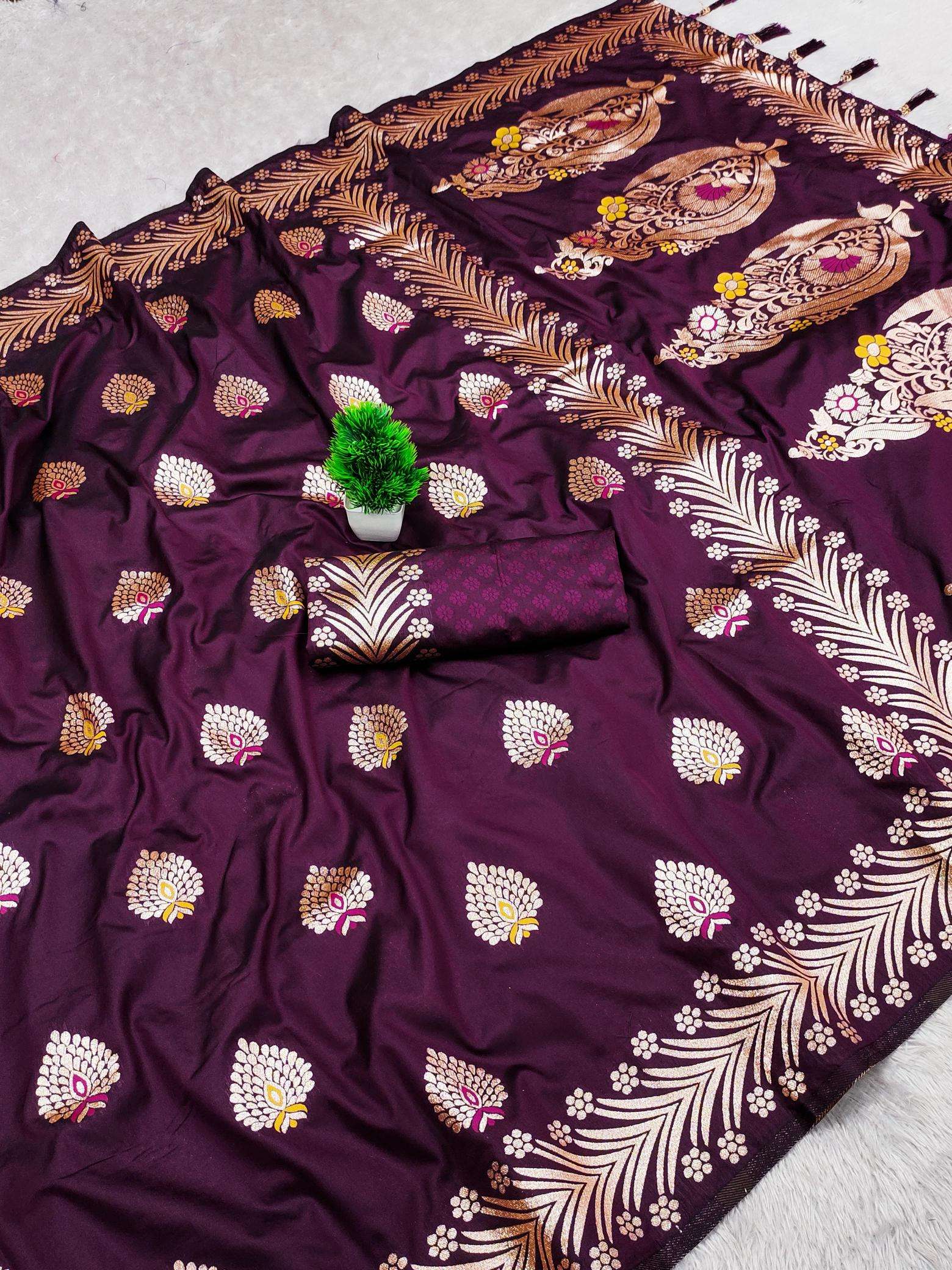 Anupama dil banarasi soft silk Saree wholesale prices in Delhi