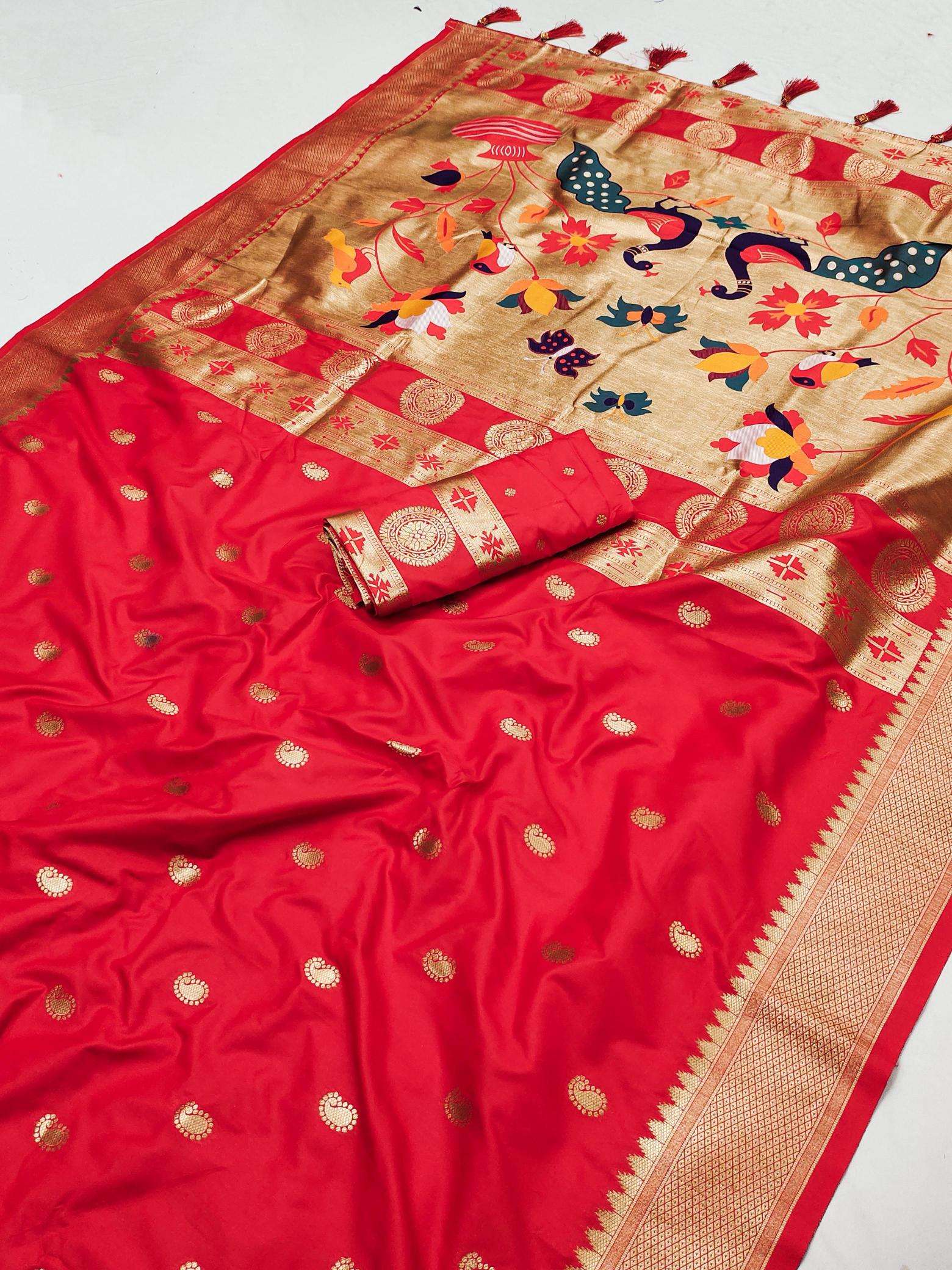 Anupama matka paithani silk Saree bulk export from India