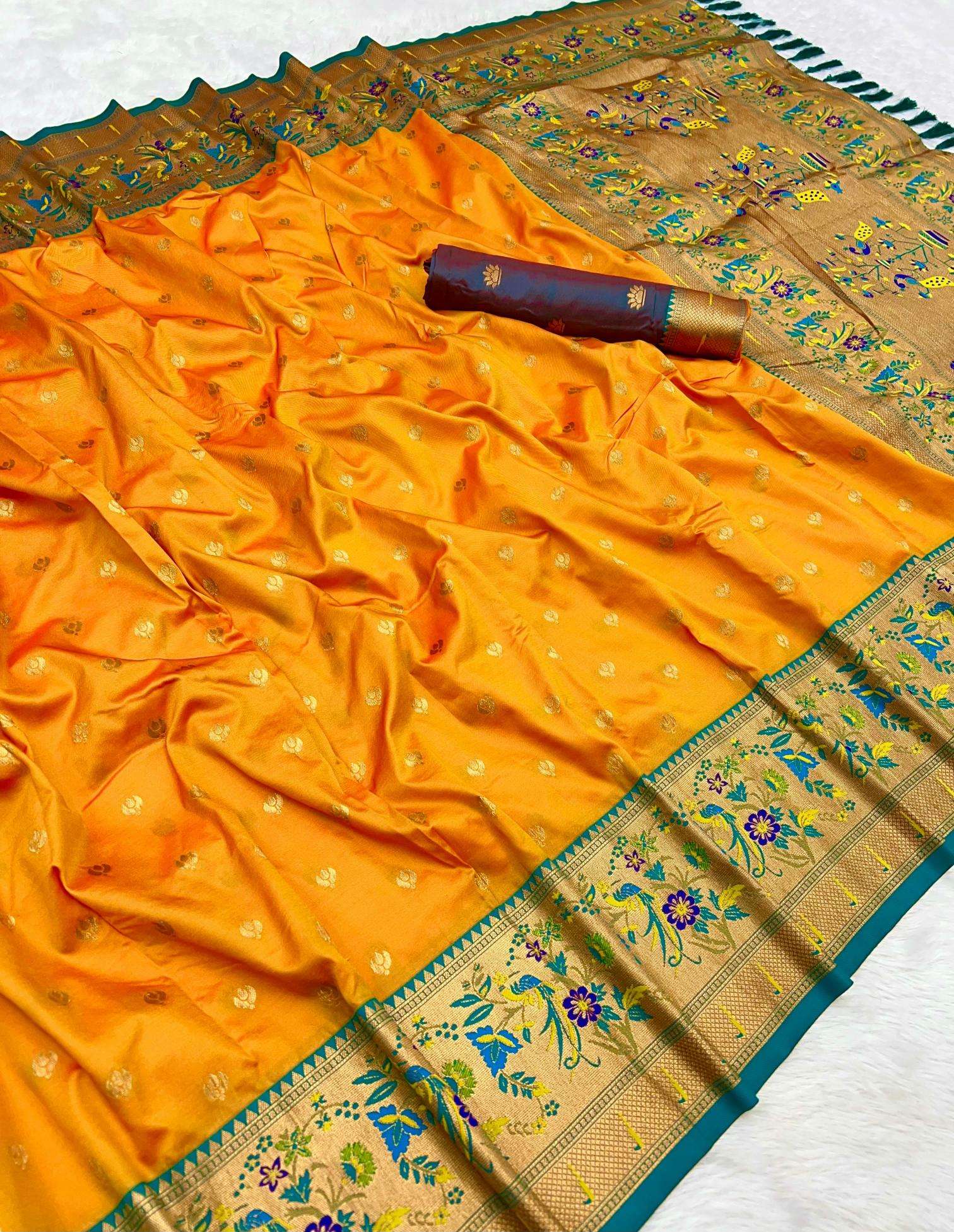 Anupama sangam paithani Printed sarees wholesale in Delhi