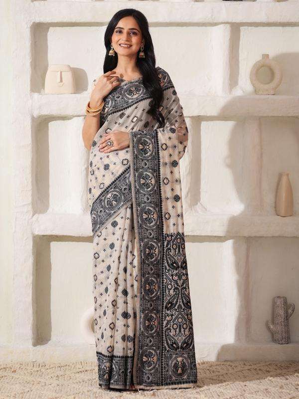 Astita CHARCOAL CHARM Wholesale saree market in Pune