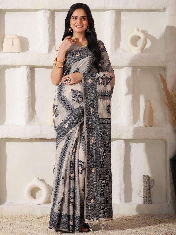 Astita CHARCOAL CHARM Wholesale saree market in Pune