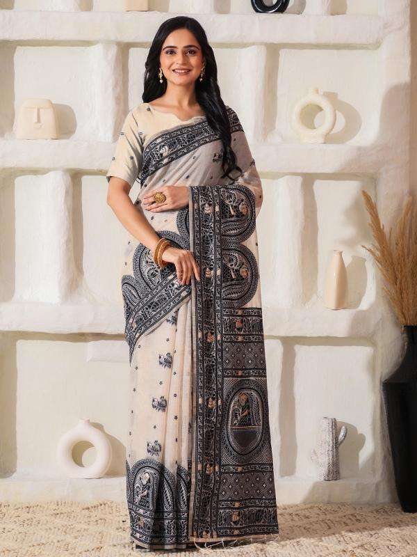Astita CHARCOAL CHARM Wholesale saree market in Pune
