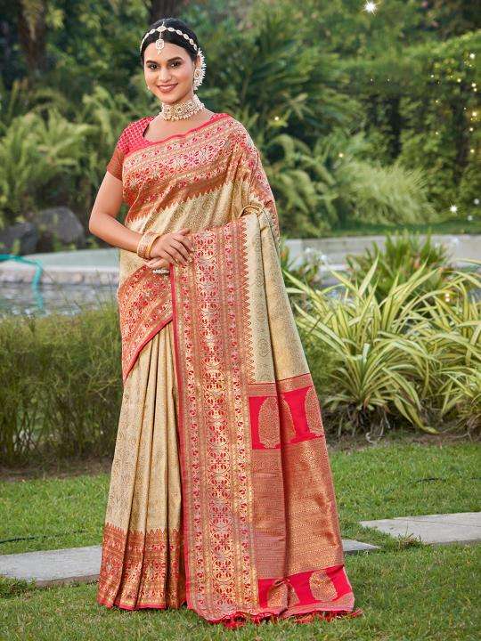 ASTITA GAURI BANARASI SILK Saree wholesale market in Surat