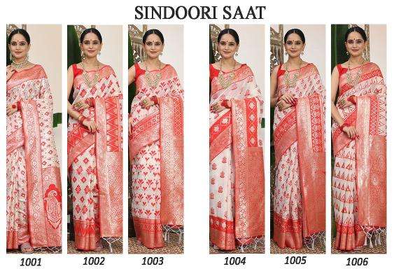 Astita  SINDOORI SAAT Wholesale silk sarees in India