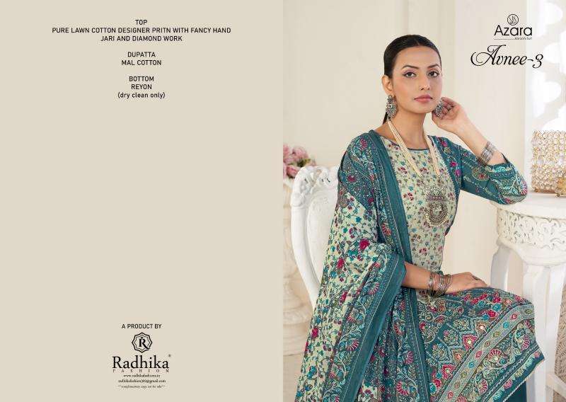 Azara avnee 3 Wholesale dress materials suppliers in India
