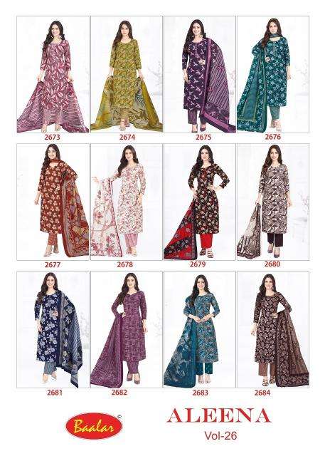 Baalar aleena vol-26 Bulk dress material purchase