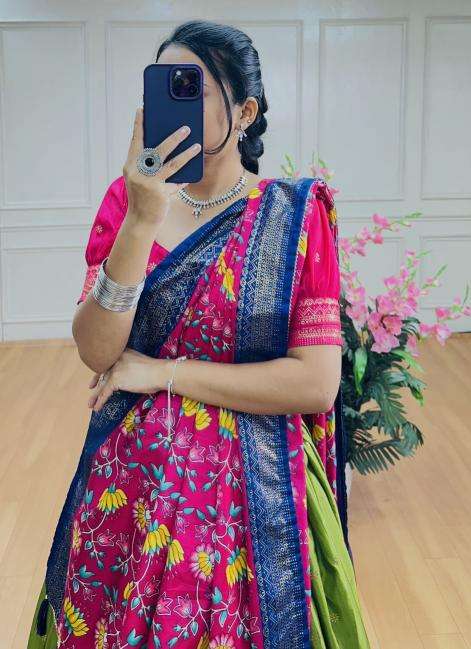 BARATI Tussar Silk Bridal lehenga suppliers in Gujarat