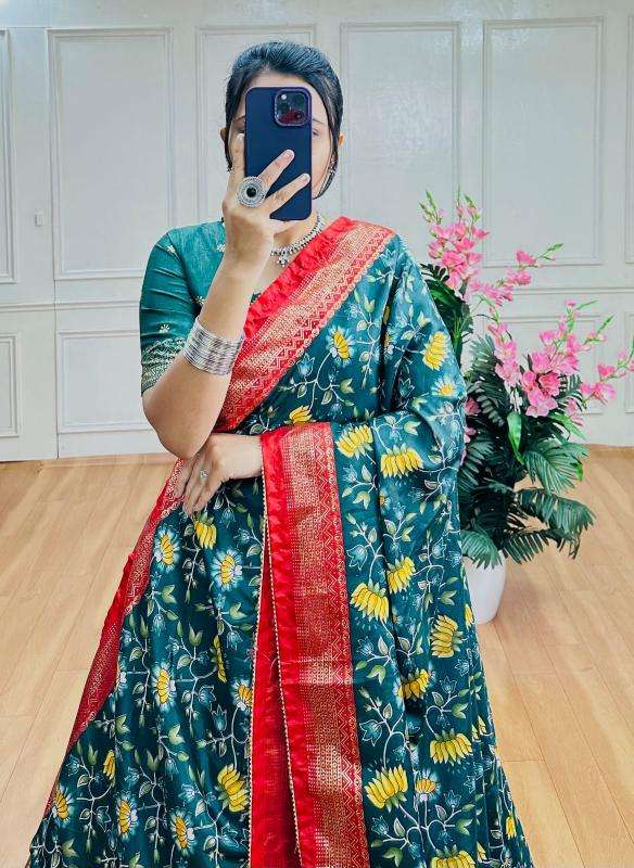 BARATI Tussar Silk Bridal lehenga suppliers in Gujarat