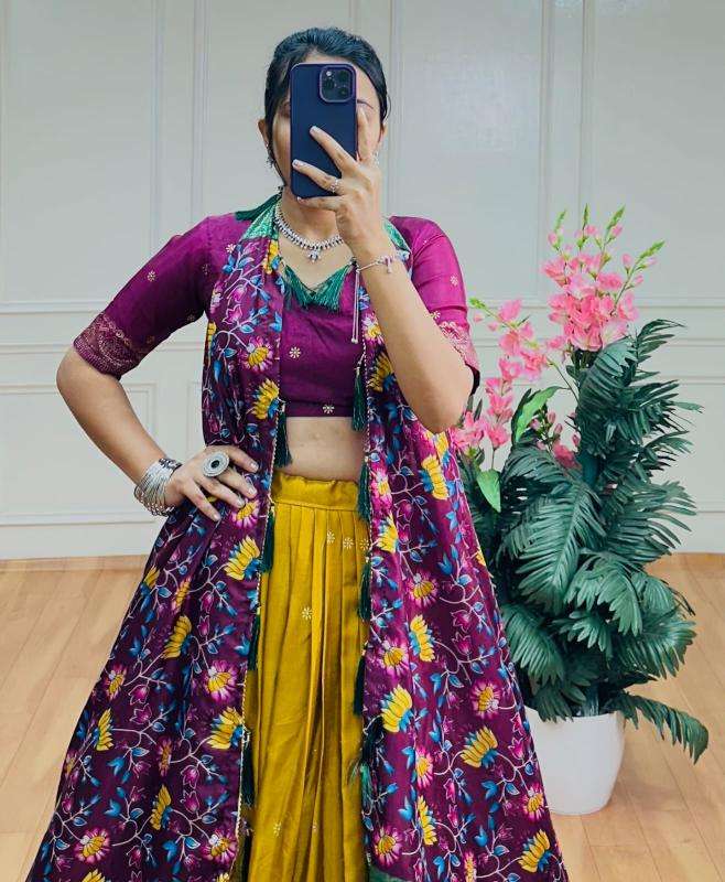 BARATI Tussar Silk Bridal lehenga suppliers in Gujarat