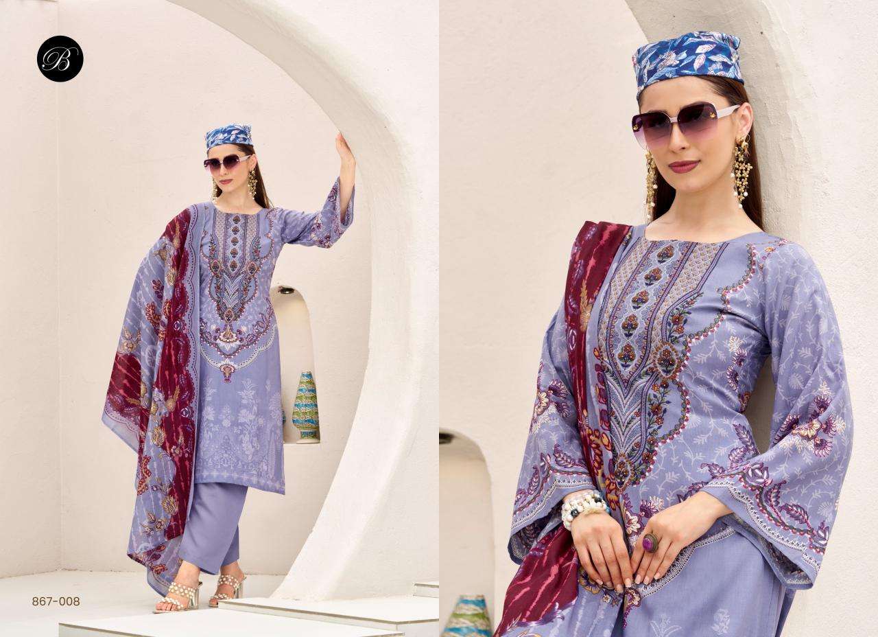 Belliza designer studio riwayat vol 12 Indian dress materials wholesale