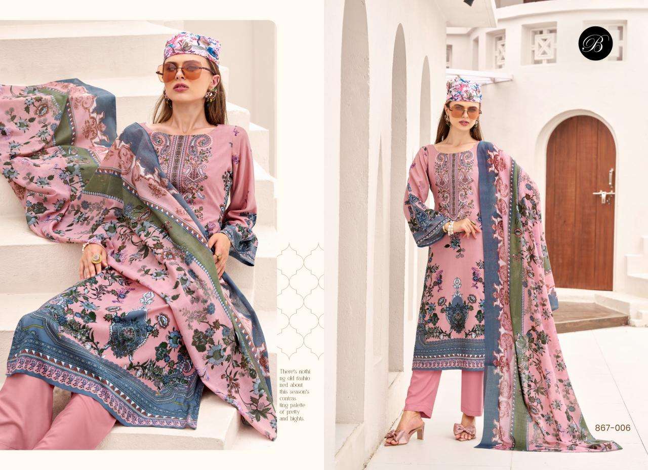 Belliza designer studio riwayat vol 12 Indian dress materials wholesale