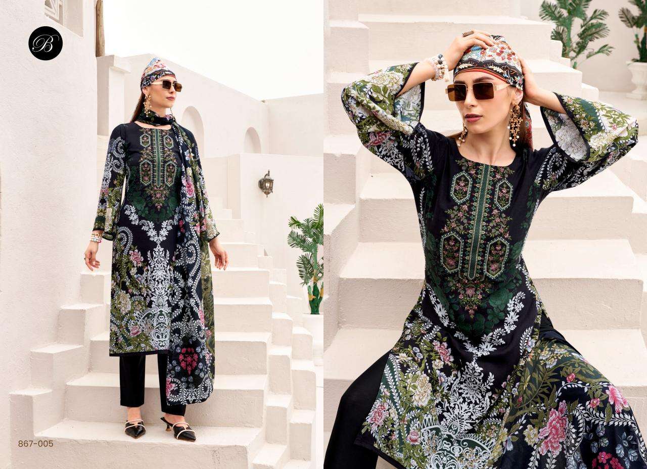 Belliza designer studio riwayat vol 12 Indian dress materials wholesale