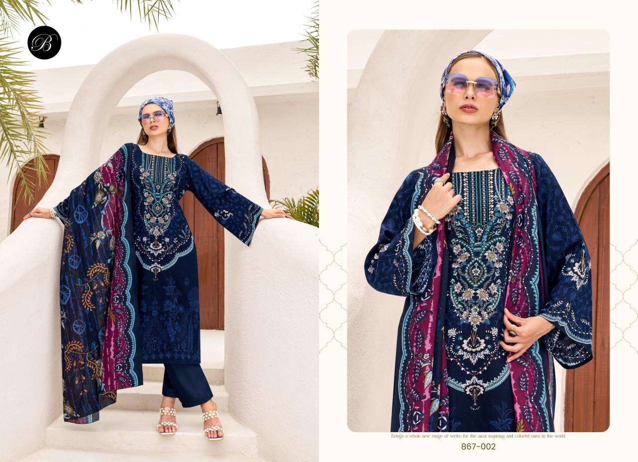 Belliza designer studio riwayat vol 12 Indian dress materials wholesale