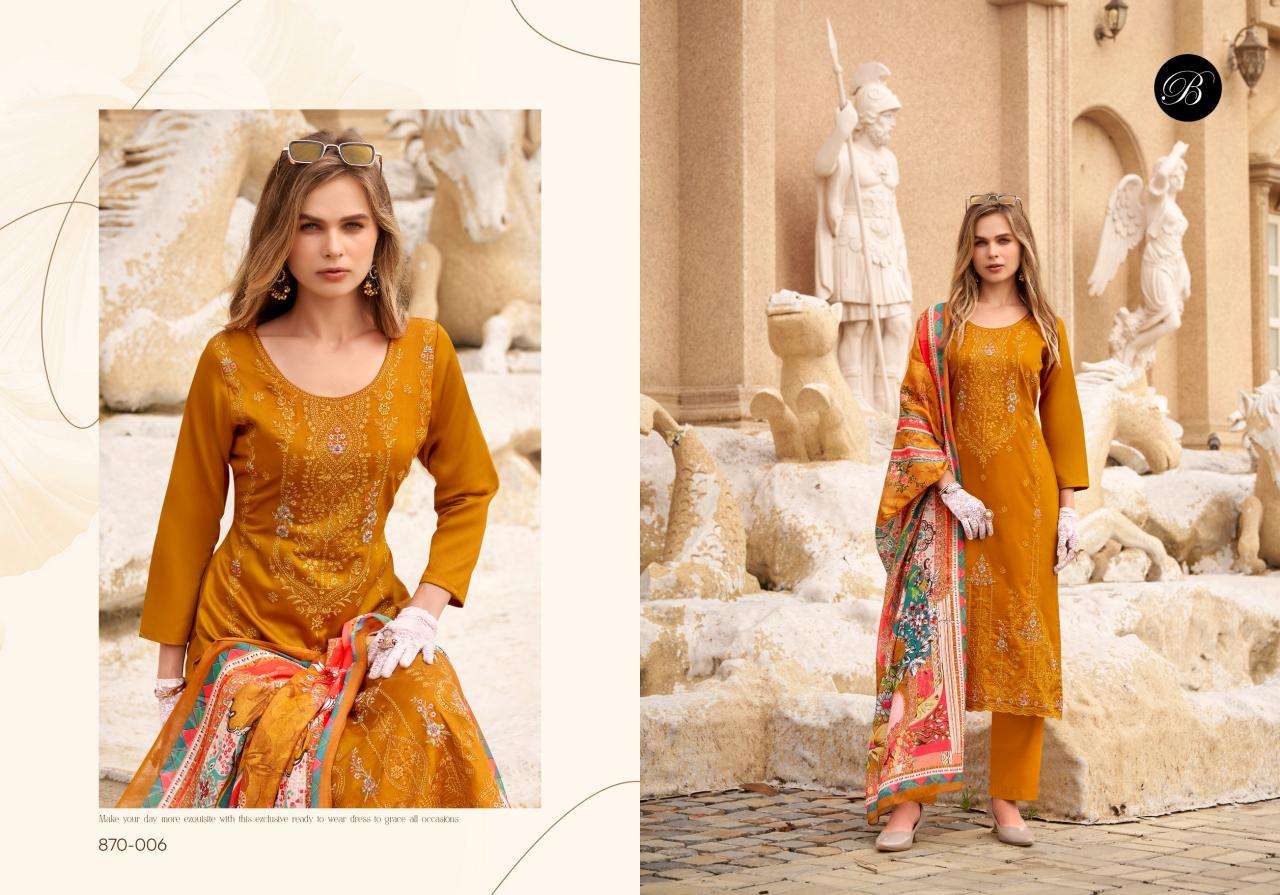 Belliza designer studio zarqash vol 7 Dress material wholesale market in Kalupur