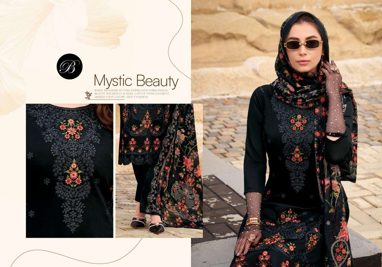 Belliza designer studio zarqash vol 7 Dress material wholesale market in Kalupur