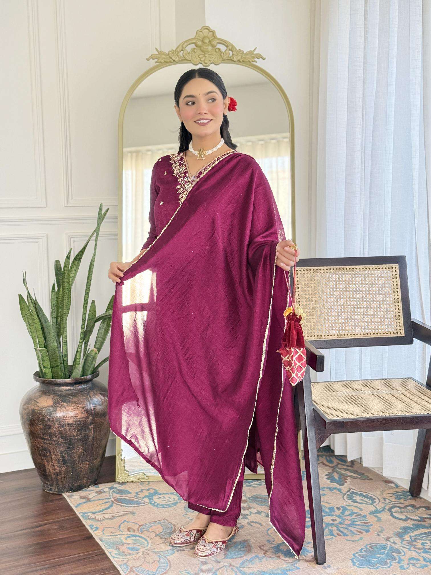 Bitto Jasmine cp vichitra v indian floor length kurti