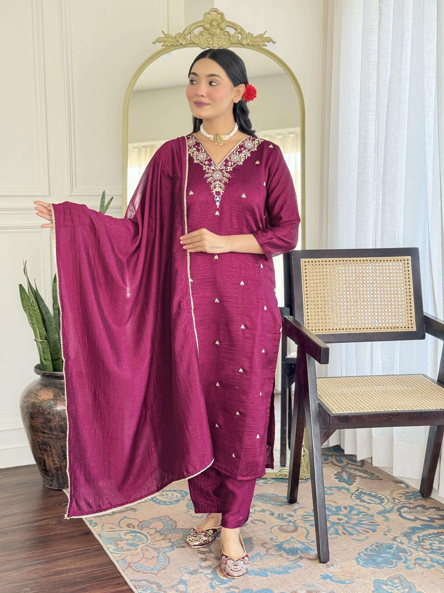 Bitto Jasmine cp vichitra v indian floor length kurti