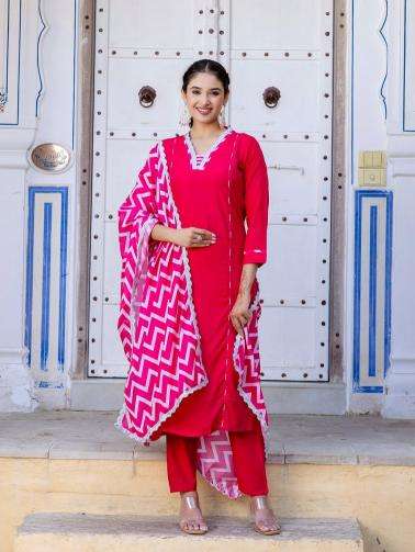 Bitto NK 447gajri indian kurti with jacket