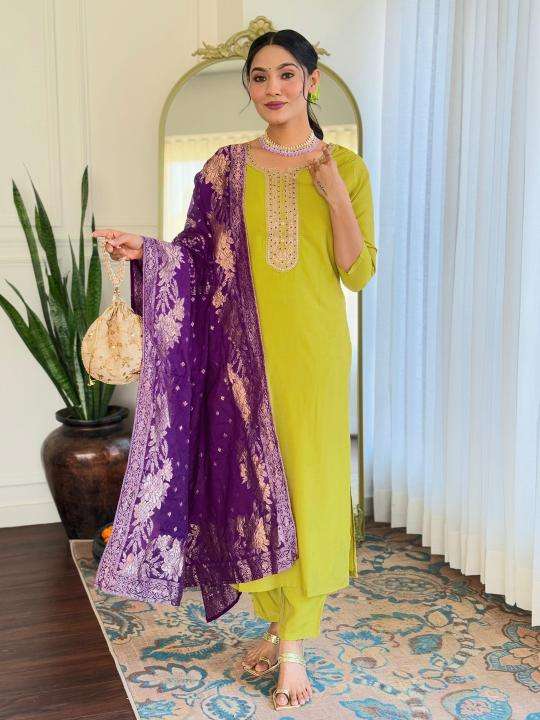 Bitto NK 627 lime bsy viscose Kurti manufacturers in India