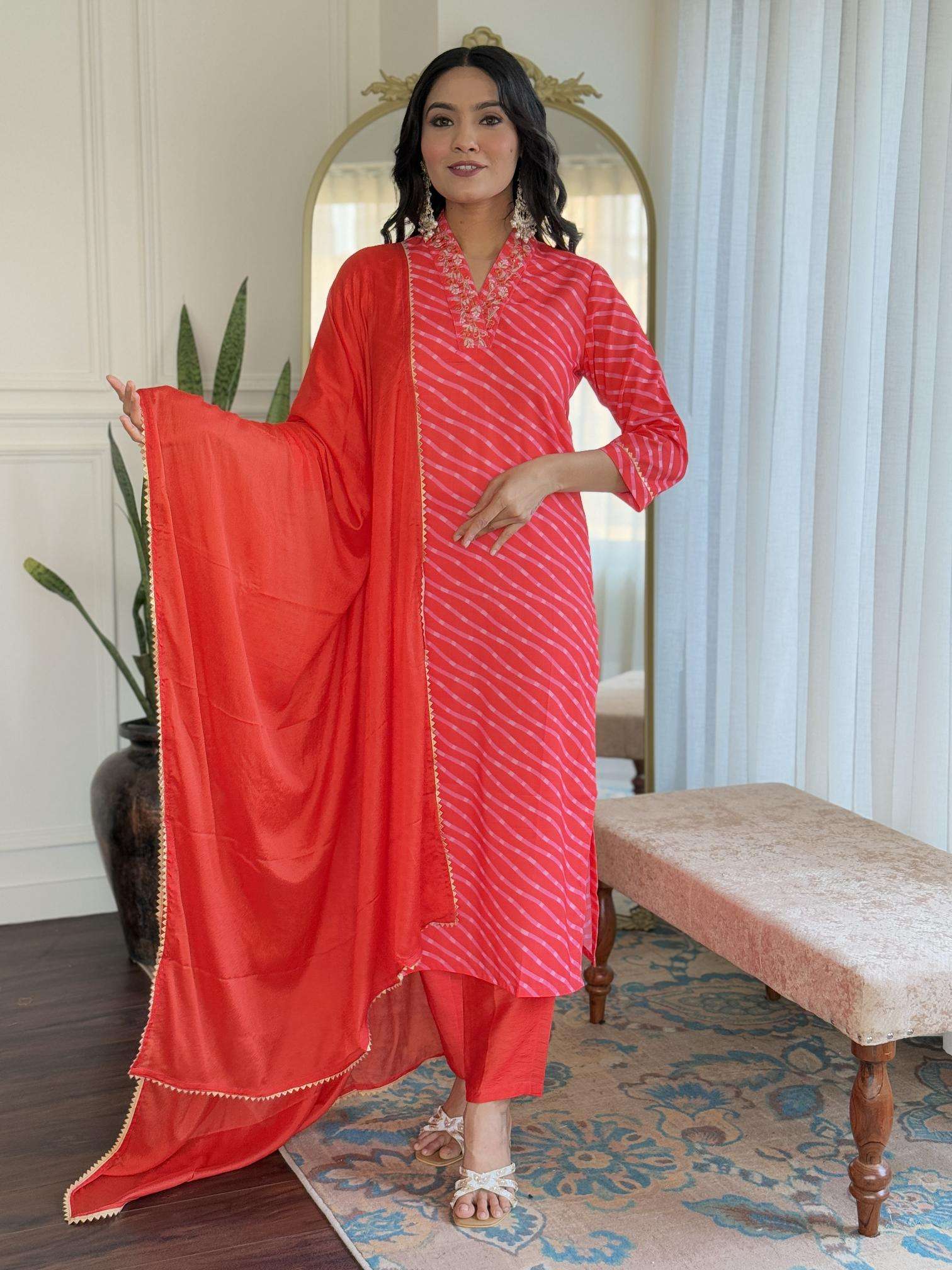 Bitto shreevalli orange muslin Kurti wholesalers in Gujarat