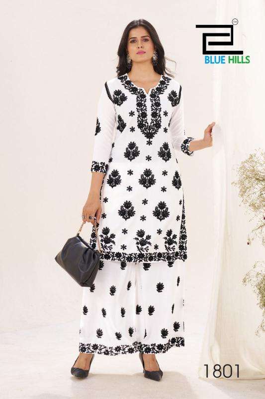 Blue hills black and white vol 18 Wholesale designer kurtis in India
