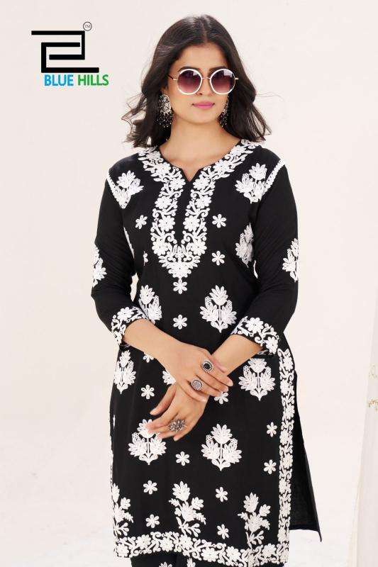 Blue hills black and white vol 18 Wholesale designer kurtis in India