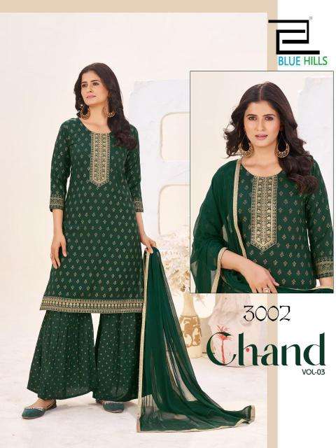 Blue hills chand vol 3 indian kurti for woman