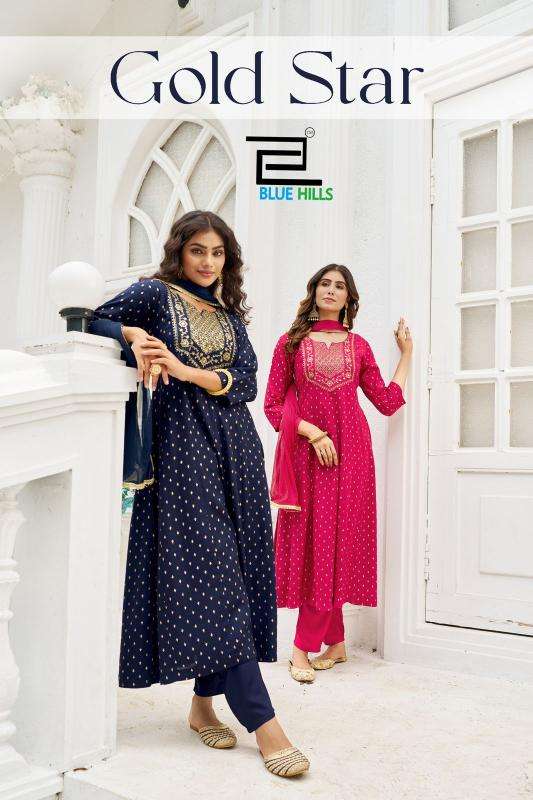 Blue hills gold star Wholesale Kurti dealer