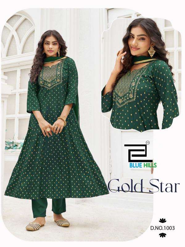 Blue hills gold star Wholesale Kurti dealer
