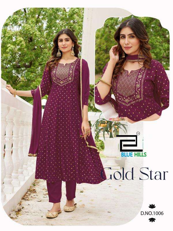 Blue hills gold star Wholesale Kurti dealer